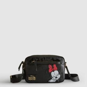Primark Black and Red Minnie Mouse Crossbody Bag